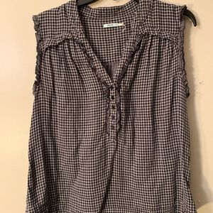 Women’s L Plaid Pullover Top By Kimchi B
